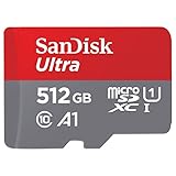 SanDisk UHS-I Class 10 Micro SD Card, 512 GB, Compatible with Nintendo Switch, SDSQUAC-512G-GN6MN SD Converter Adapter Not Included, International Packaging